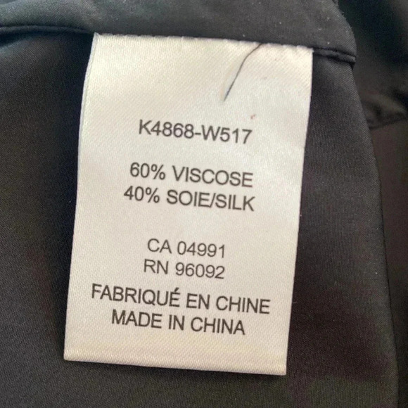 Katherine Barclay  |Long Sleeve Silk Blend Shirt Dress - Picture 10 of 11